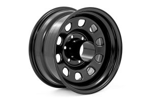 Rough Country Steel Wheel Black 17x9 6x5.5 4.25 Bore -12 For 2021-2023 Ford Bronco 2 and 4 Doors RC51-7655