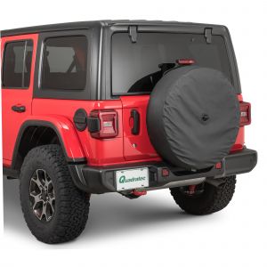 Boomerang Enterprises Spare Tire Cover in Black for 18+ Jeep Wrangler JL, JLU TC-