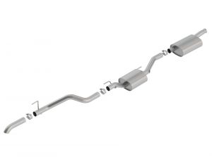 Borla Performance Touring T-304 Stainless Steel Catback Exhaust System with Single Turn Down Tip For 2020+ Jeep Gladiator JT 4 Door Models (3.6L Engine)