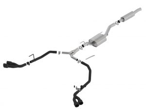 Borla S-Type Cat-Back Exhaust for 20+ Jeep Gladiator JT (3.6L Engine) 140815CB