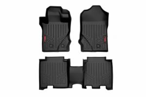 Rough Country Front & Rear Floor Mats for 2021+ Ford Bronco 4 Door M-51602