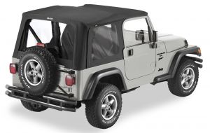 BESTOP Replace-A-Top With Clear Windows For 2003-06 Jeep Wrangler TJ Fits Full Steel Doors 5117835