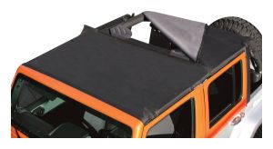 RT Off-Road Fabric Black Combo Beach Topper for 07-17 Jeep Wrangler,2018 Jeep Wrangler JK CB30035