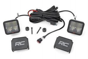 Rough Country LED Light Kit Cowl Mount 2" Spectrum Pair For 18-24 Jeep Gladiator JT/Wrangler JL  80062