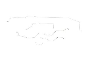 Classic Tube Pre-Formed Stainless Steel Brake Line Kit for 1963 Jeep CJ-5 JE1041-SS