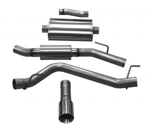 Corsa Performance dB Performance Axle Back Exhaust System Touring For 2020+ Jeep Gladiator JT 3.6L 21062-