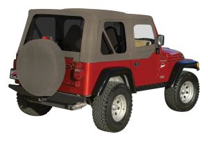 RT Off-Road Fabric Khaki Complete Top for 97-06 Jeep Wrangler,97-06 Jeep TJ CT20236T