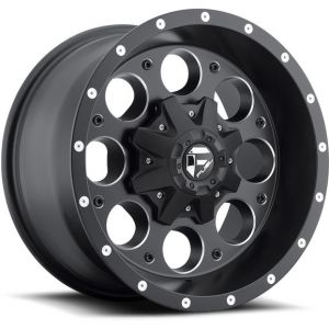 Fuel Off-Road D525 Revolver Wheel in Black with Machined Accents 17x9 with 5.0in Backspace D52517902645