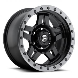 Fuel Off-Road D557 Anza Wheel In Matte Black w/ Anthracite Ring 17x8.5 with 4.5in Backspace D55717857345
