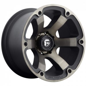 Fuel Off-Road D564 Beast Wheel In 17x9 with 4.50in Backspace Black with Dark Tint D56417907345