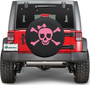 Quadratec Pirate Girl Tire Cover in Pink PIRATEGP-