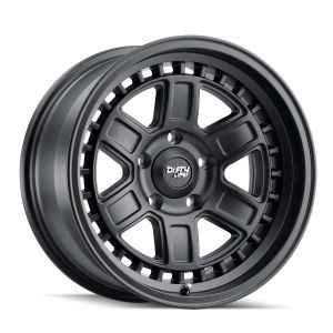 Dirty Life Race Wheels Cage 9308 Street Series Wheel 17x8.5 with 4.51in Backspace in Matte Black for 07-24 Jeep Wrangler JL, JK & Gladiator JT 9308-
