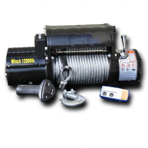 DV8 Offroad 12,000lbs Winch with Steel Line WB12SC
