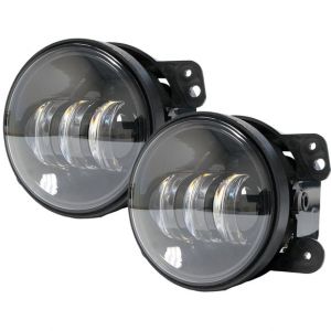 DV8 Offroad LED Fog Lights for 07-18 Jeep Wrangler JK, JKU R4FL16W3W