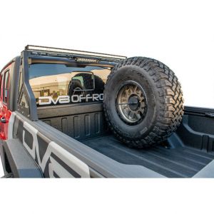 DV8 OffRoad Stand Up In-Bed Tire Carrier for 20-25+ Jeep Gladiator JT TCGL-02