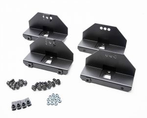 ZRoadz Rock Slider Side Steps Bracket Kit for 2021+ Ford Bronco 4 Door Z745401-4BK