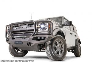 Fab Fours MATRIX FRONT BUMPER W/ FULL GRILLE GUARD BARE For 2021+ Ford Bronco FB21-X5250-B