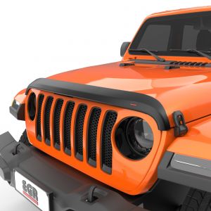 EGR Superguard Style Hood Guard in Matte Finish for 18-22 Jeep Wrangler JL & Gladiator JT 305255