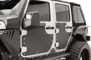 Fab Fours Door Skin Armor for 07-18 Jeep Wrangler JK, JKU JK3000-1-