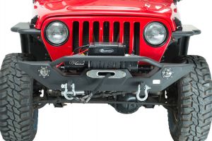 Fishbone Offroad Front Winch Bumper with LED's for 87-06 Jeep Wrangler YJ, TJ FB22016