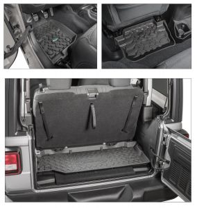 Quadratec Ultimate All Weather Floor Liner Triple Combo Kit for 18+ Jeep Wrangler JL 2-Door 14254JL-