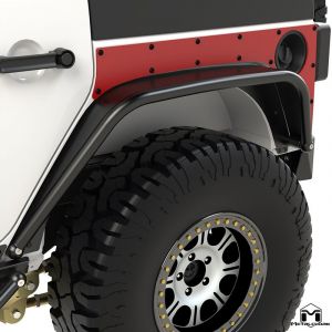 MetalCloak Extended ExoSkin, Rear for 07-18 Jeep Wrangler JK Unlimited 3415-
