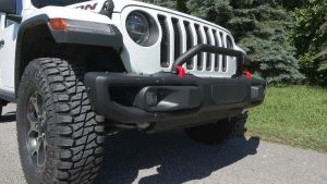 Fishbone Offroad Bull Bar for 18+ Jeep Wrangler JL & 20+ Gladiator JT with Factory Steel Bumper FB21458