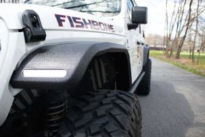 Fishbone Offroad Front Elite Fenders in Steel for 18+ Jeep Wrangler JL and 20+ Gladiator JT FB23454F