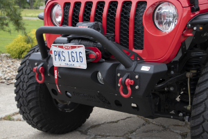 Fishbone Offroad Stubby Front Bumper for 18+ Jeep Wrangler JL & 20+ Gladiator JT FB22178