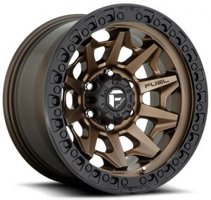 Fuel Off-Road D696 Covert Wheel in Bronze with Black Ring 17x9 with 4.50in Backspace D69617907545