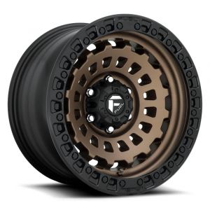 Fuel Off-Road D634 Zephyr Wheel, 20x9 with 5 on 5 Bolt Pattern - Bronze / Black - D63420907550