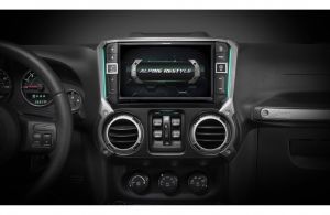 Alpine 9" Weather Resistant Receiver for 2011-18 Jeep Wrangler JK, JKU I509-WRA-JK