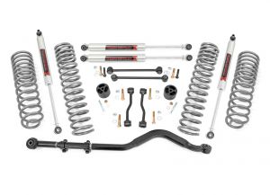 Rough Country 3.5" Lift Kit w/ M1 Monotube Shocks for 20+ Jeep Gladiator JT