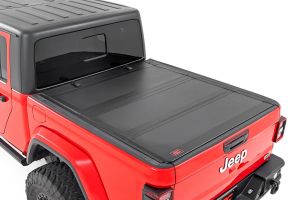 Rough Country Hard Tri-Fold Flip Up Bed Cover 5' Bed For 2020-2024 Jeep Gladiator JT 4WD 49620500