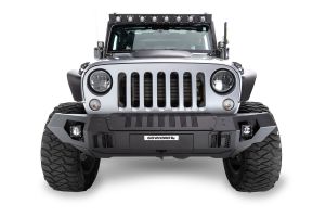 Go Rhino Tralline Winch Ready Front Straight Bumper for 07-24 Jeep Wrangler JL, JK & Gladiator JT 230116T