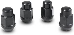 Gorilla Lug Nut Acorn Bulge 1/2-20 (Black 4-Pack) 41187BCB