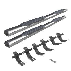 Go Rhino 4in 1000 Series Side Step Kit - Polished for 21+ Ford Bronco 4 Door 104412973PS