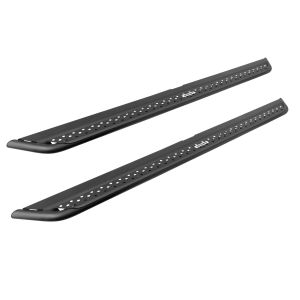 Go Rhino Dominator Xtreme DSS SideSteps With Mounting Bracket Kit - Textured Black for selected Chevrolet and GMC models DSS4053T