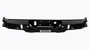 Go Rhino BR20 Rear Bumper Replacement - Textured Black for selected Chevrolet and GMC models 28176T