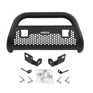 Go Rhino RC2 LR Bull Bar with Mounting Brackets & Two 3" Cube Lights - Textured Black for 05-15 Toyota Tacoma 55522LT