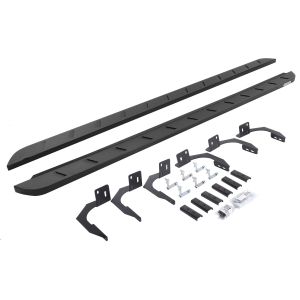 Go Rhino RB10 Slim Line Running Boards With Mounting Brackets - Textured Black for 09-10 Dodge Ram 1500, 11-14 Ram 1500 63409980SPC