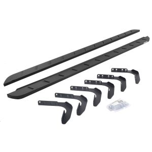 Go Rhino RB10 Slim Line Running Boards With Mounting Brackets - Textured Black for 99-16 Ford F-250 Super Duty, 99-16 Ford F-350 Super Duty 63418087SPC