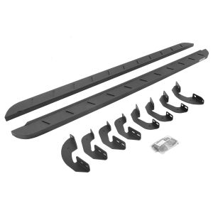Go Rhino RB10 Slim Line Running Boards With Mounting Brackets - Protective Bedliner Coating for 22-26 Toyota Tundra 63443687ST