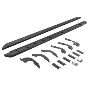 Go Rhino RB10 Slim Line Running Boards With Mounting Brackets - Textured Black for 05-23 Toyota Tacoma 63442987SPC