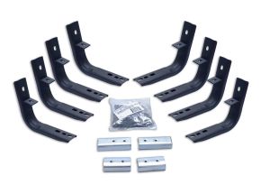 Go Rhino OE Xtreme Side Steps - Mounting Brackets Only -Textured Black for 15-26 Chevrolet Colorado, 15-26 GMC Canyon 6840355