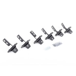 Go Rhino V-Series V3, RB30 and RB Slim Side Steps - MOUNTING BRACKETS ONLY - Textured Black for 21-25 Ford Bronco 6941296