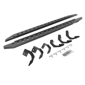 Go Rhino RB10 Slim Line Running Boards With Mounting Brackets - Protective Bedliner Coating for 19-26 Ram 1500 69430687ST