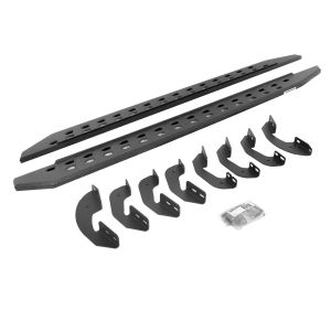 Go Rhino RB20 Slim Line Running Boards With Mounting Brackets - Protective Bedliner Coating for 07-21 Toyota Tundra 69441687ST