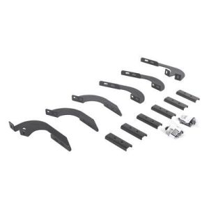 Go Rhino V-Series V3, RB30 and RB Slim Side Steps - MOUNTING BRACKETS ONLY - Textured Black for 05-23 Toyota Tacoma 6944296