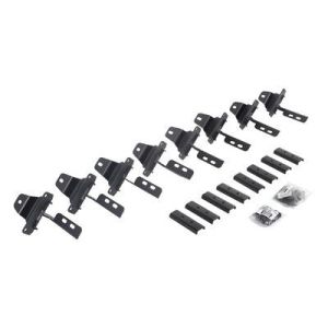 Go Rhino RB10/RB20 Running Boards - MOUNTING BRACKETS ONLY - Textured Black for 20-25 Jeep Gladiator 6945165